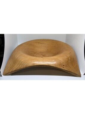 Hand Made Pecan Bowl 8.5 Widex 1.5 Deep.